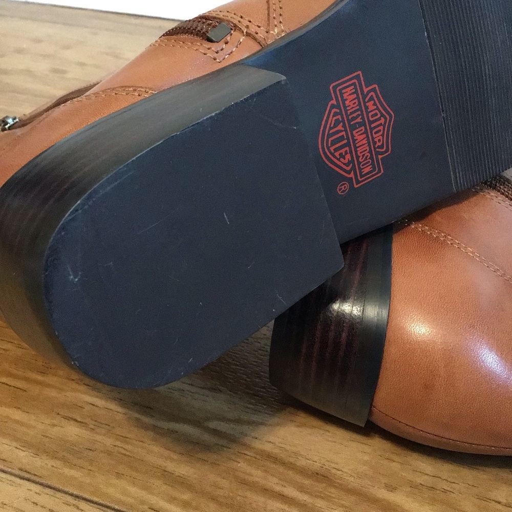 Harley Davidson Leather Brown Boots. - Picture 12 of 16